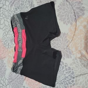 Women black workout shorts